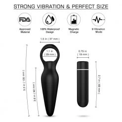 Honey Play Box Vibrators Bullet Vibrating Plug With Ring