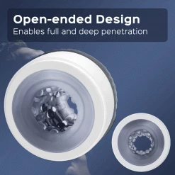 Juntame-Toys New Barrel Cup - Open-ended Vibrating Stroker Penis Stimulator