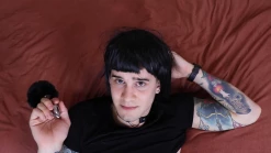 Honey Play Box Black Bunny Tail Butt Plug