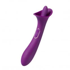 Juntame Adele - Clit Licking Tongue Vibrator With G Spot Stimulator New