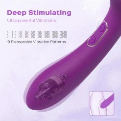 Juntame Adele - Clit Licking Tongue Vibrator With G Spot Stimulator New
