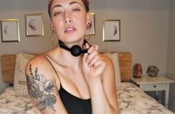 Honey Play Box Blindfolds & Gags Ur Mine Ball Gag - Black