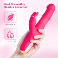 Juntame-Toys Beauty - Thrusting Rabbit Vibrator