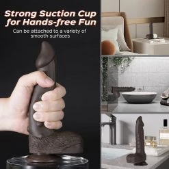 Honey Play Box New Alger - Hard Black Thrusting Vibrating Dildo