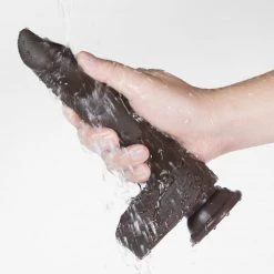 Honey Play Box New Alger - Hard Black Thrusting Vibrating Dildo