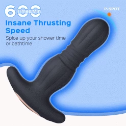 Juntame-Toys Dallas - Remote Control Auto-thrusting Vibrating Butt Plug Anal Vibrators