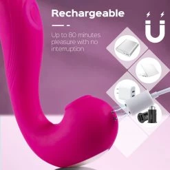 Honey Play Box Angel - Triple Tease Clit Licker & G-Spot Stimulator Vibrators