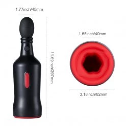 Juntame-Toys New Finley - Automatic Vibrating & Manual Squeezing Male Masturbator